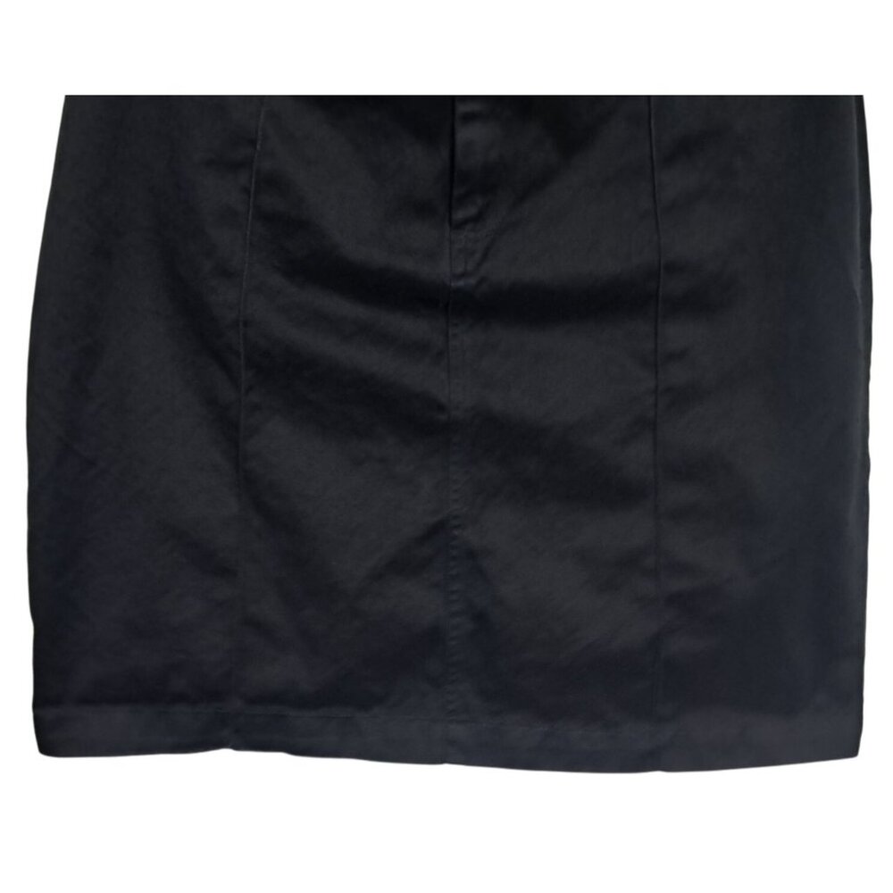 Banana Republic Black Cotton Pencil Skirt Size 14 - Picture 6 of 8